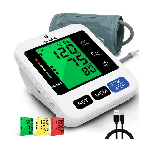 Monitor de presión arterial, máquina automática de presión arterial PANACARE para...