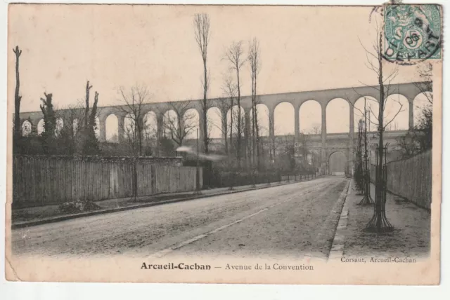 ARCUEIL CACHAN - Val de Marne - CPA 94 - Avenue de la Convention