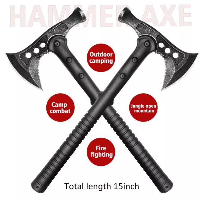 Tactical Axe Tomahawk Axt Beil Taktische Rettungsaxt Survival Spitzhacke Camping