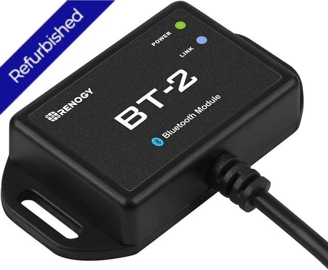 Renogy BT-2 Bluetooth-Modul – Für Solarladeregler & Lithium-Batterien – Reichweite 24 M – RJ45-Stromversorgung