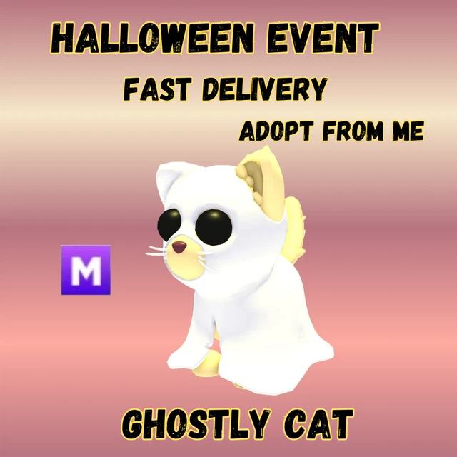 KITTY BAT - Halloween Event 2025 - Adopt Your Pets - Fast Delivery £6. ...