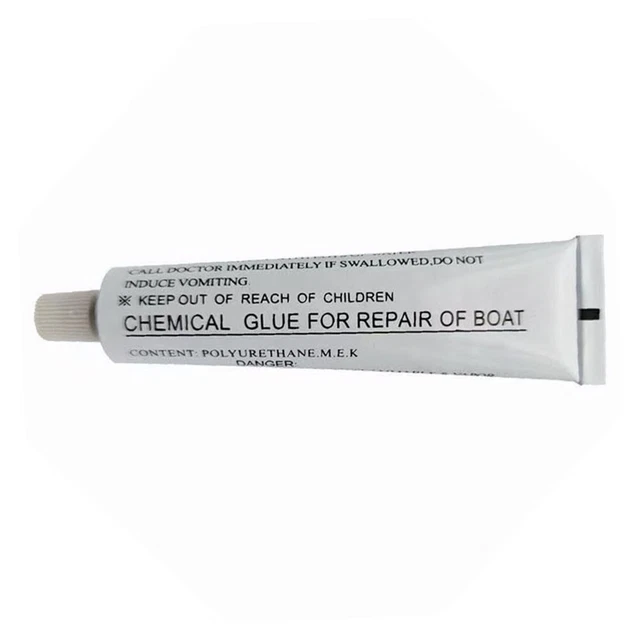 Colle PVC Pour Réparation - 30 Ml - Imperméable Et Résistante Aux UV - Pour Bateaux Gonflables, Piscines, Matelas - 8