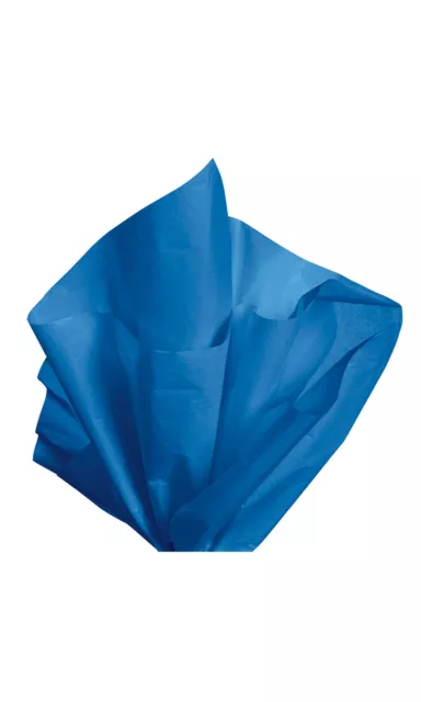 Papel de tejido azul real de 20 x 30 pulgadas