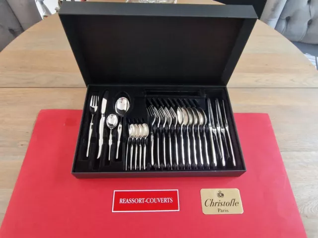 Ménagère Modèle Duo 24 Pieces Christofle Très Bel État Metal Argenté ..