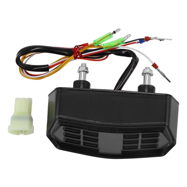 Kit conversione moto luci posteriori led luce freno svolta luce acqua coda d9W7