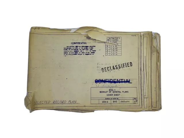USS Lawrence (DDG-4) booklet of general plans