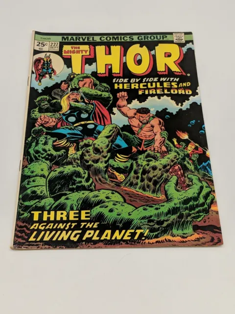 Marvel Comics Group The Mighty Thor 1974 Sept #227 Hercules & Firelord