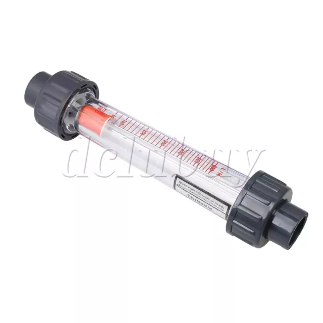 200MM 60-600L/H LZS-15 Plastic Tube Liquid Water Flow-meter Test Tool