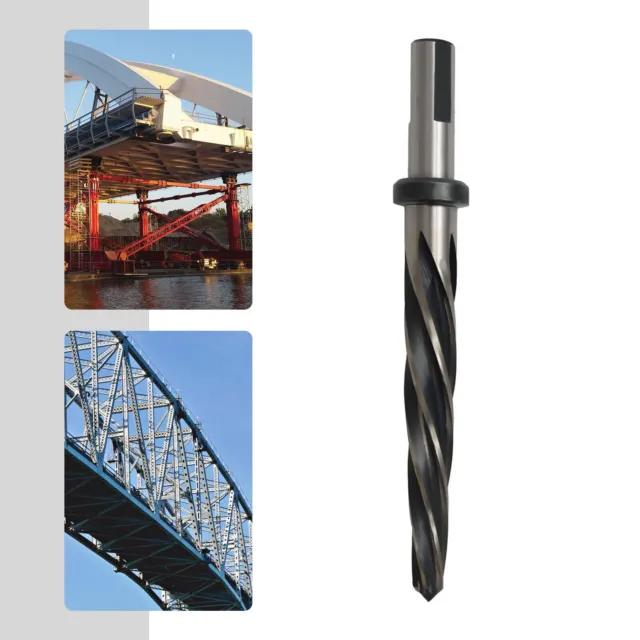 1/2" Bridge Reamer Shank High-speed Steel Chuck Drill Bit Spiral Flute Type TOP