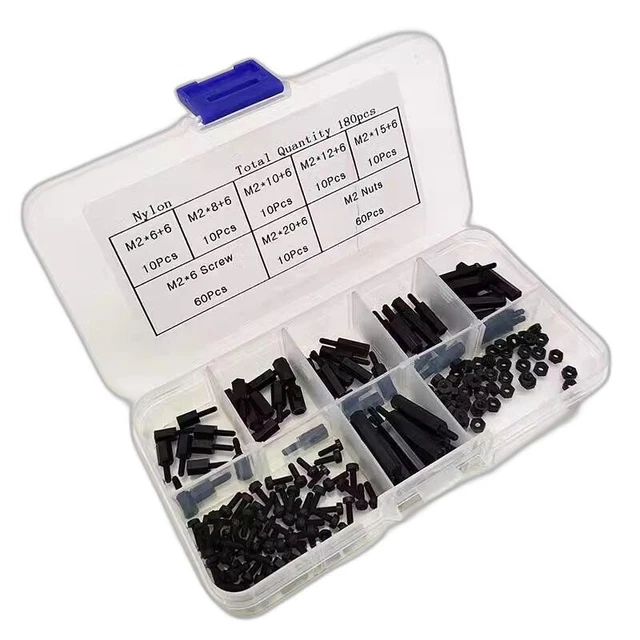 Kit De 600 Petites Vis Et écrous Inox - 12 Types M1 M1.2 M1.4 M1.6 - Pour Montres, Lunettes, électronique