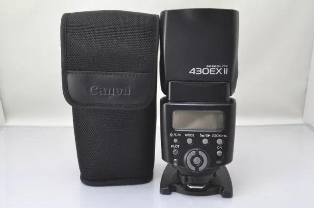[MINT]Canon Speedlite 430EX II Shoe Mount Flash for Canon w/Case #3453