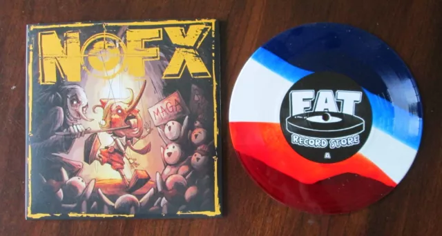 NOFX Fuck Day Six Vinyl 7" Inch Of The Month Fat Store Edition Lagwagon Rancid