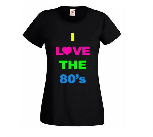 WILDPARTY Vestiti Anni 80, Maglia Rete Donna, Magliette Fluo Top - 7
