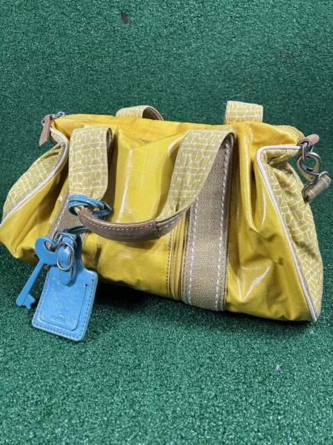 fossil key per crossbody purse Yellow With Key And Tag
