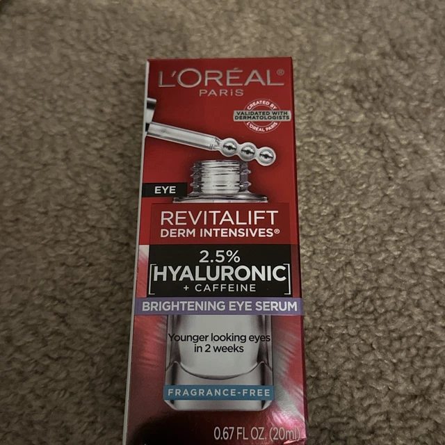 L'OREAL PARIS REVITALIFT Derm Intensives 2.5 Hyaluronic+Caffeine Eye