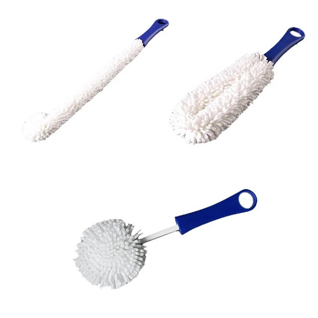 3 Pieces Wine Decanter Cleaning Brush,Flexible Wine for Goblets/h