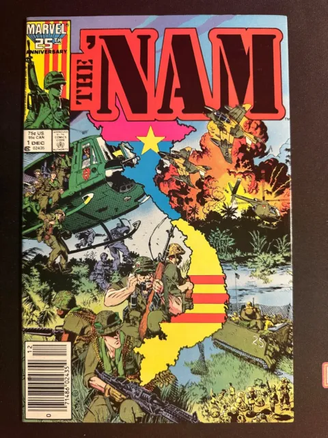 THE 'NAM 1 VF  (1st Print) 1986 Doug Murray, Michael Golden Newsstand High Grade