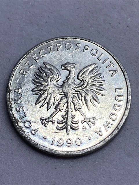 COIN - POLSKA Rzeczpospolita Ludowa- 5 Zt - 1990 £1.00 - PicClick UK
