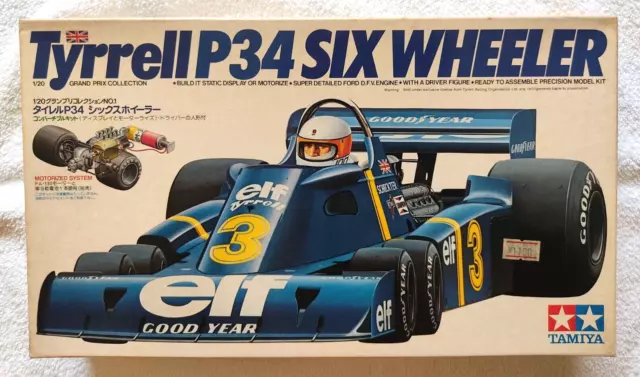 Tamiya Tyrrell P34 Six Wheeler F1 1/20e Grand Prix Collection Import Japon Kit