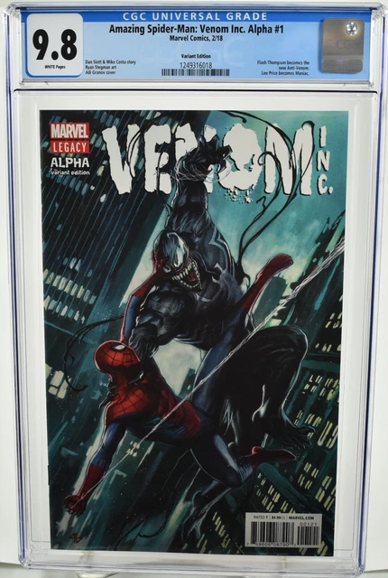 Amazing Spider-Man: Venom Inc. Alpha #1 CGC 9.8 (2018) Adi Granov Variant Marvel