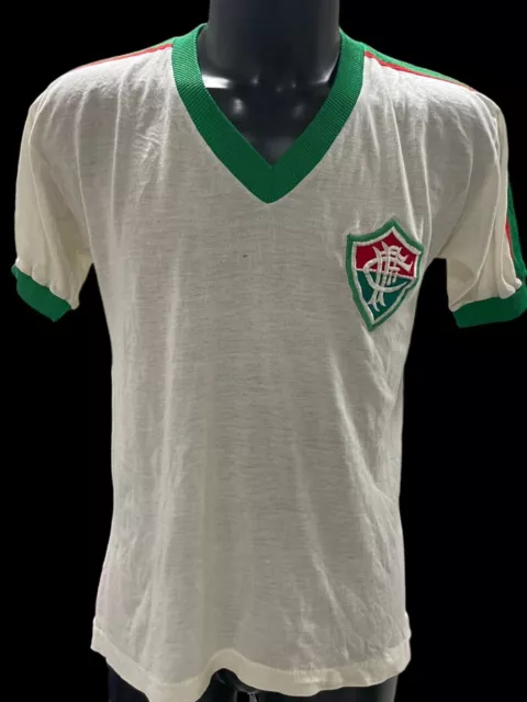 Maglia calcio Fluminense Vintage Football Jersey Trasferta Anni 70 Rivellino