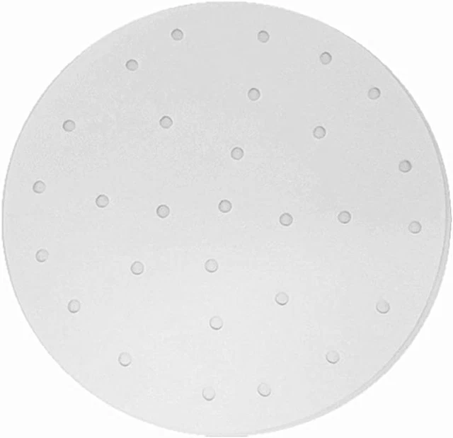 PERFORATED PARCHMENT PAPER, Set of 100, 8 Inch Liner/Bamboo Steamer