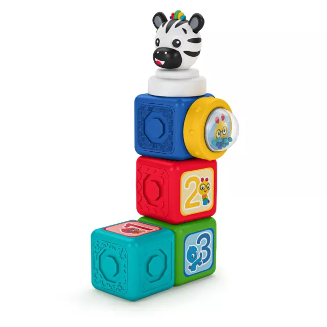 Baby Einstein Connectables 6-Piece Magnetic Activity Building Baby Blocks Toys,