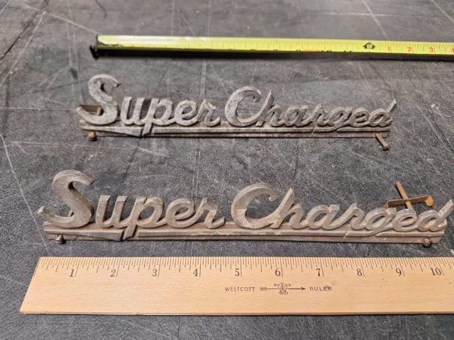 Supercharger Emblem Vintage ORIGINAL McCulloch Auburn Cord Duesenberg Supercharger Emblem Vintage ORIGINAL McCulloch Auburn Cord Duesenberg