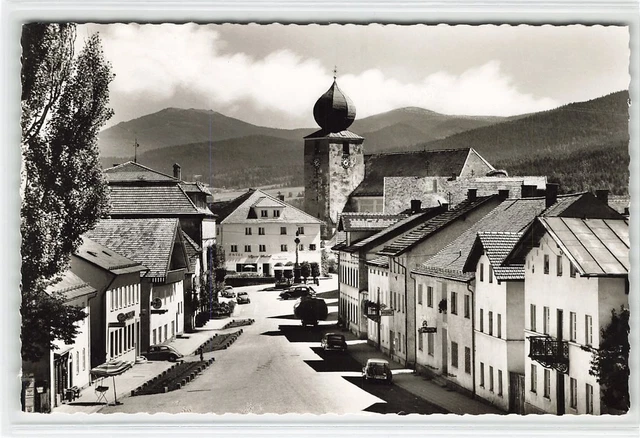 917646) AK Lam/Bayr. Wald - Marktplatz mit Arber