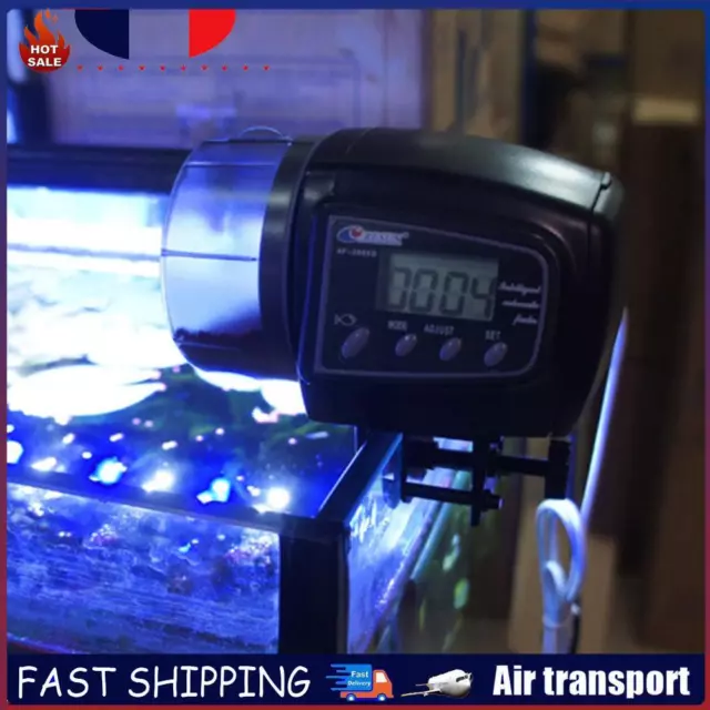 Automatic Fish Tank Feeder Aquarium LCD Indicate Feeding Machine (AF2009D) FR