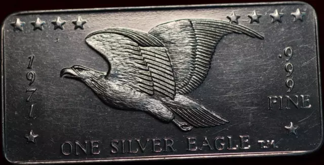 Uncirculated Eagle's Nest .999 1 Oz Silver Bar