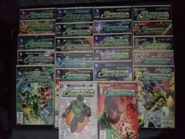 Green Lantern #0-18, 21-23 / 1ère apparition Simon Baz neuf 52 / HBO Show Keys 