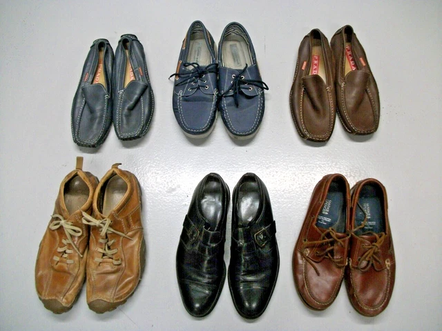 MEN'S SHOE BUNDLE x 6 Size 8-11 inc CLARKS M+S CUSHION WALK