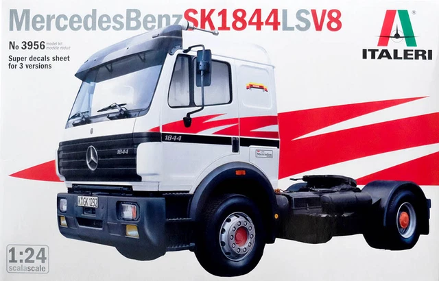 Kit Maquette Camion Italeri 1:24 Mercedes-Benz SK 1844LS V8 - Neuf, Fabriqué En Italie.