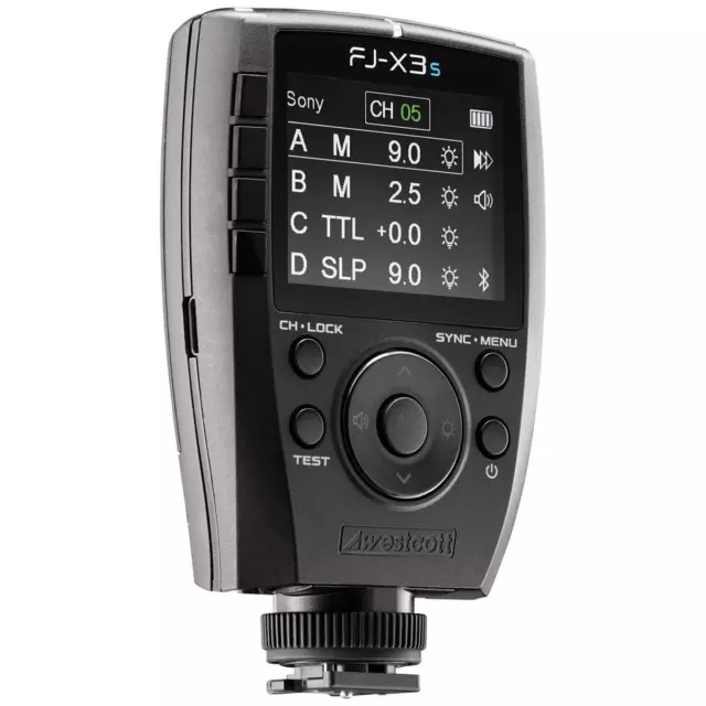 Westcott FJ-X3s 2.4GHz TTL Wireless Flash Trigger for Sony Cameras, Black #4788