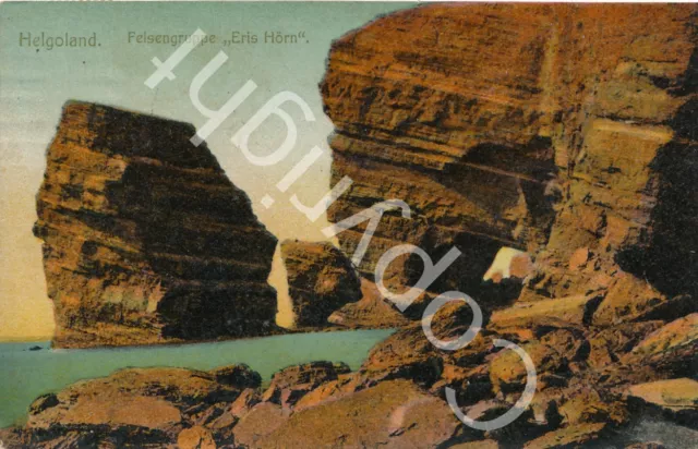 Postkarte Helgoland seltene Briefmarken Bezirksfonds usw.  X52