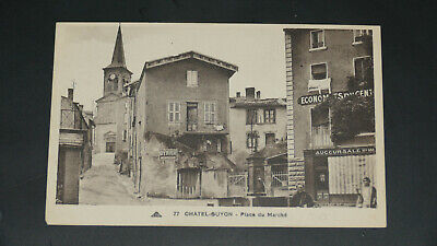 Auvergne Puy De Dome  / Chatel Guyon 1930 / Cpa Rue Animee Le Marche