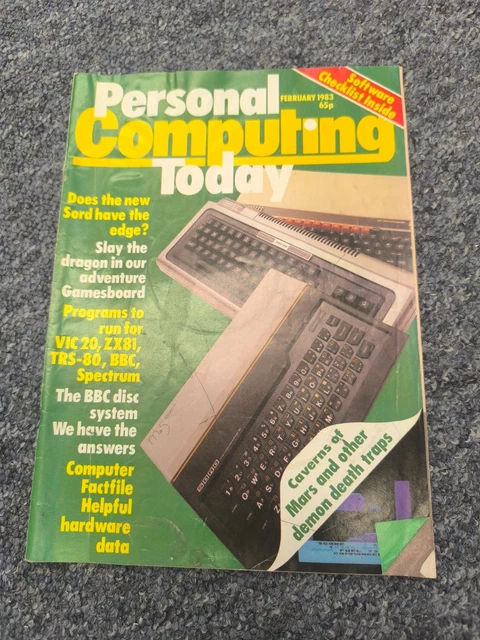 VINTAGE 'PERSONAL COMPUTING Today' Computer Magazine July 1983 £6.99 ...