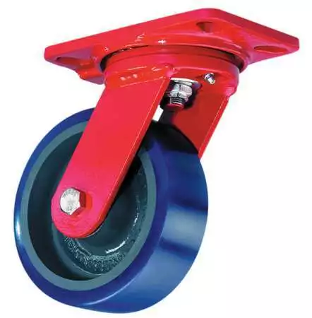 Hamilton S-Hs-6Spb Plate Caster,Swivel,Poly,6 In.,960 Lb.