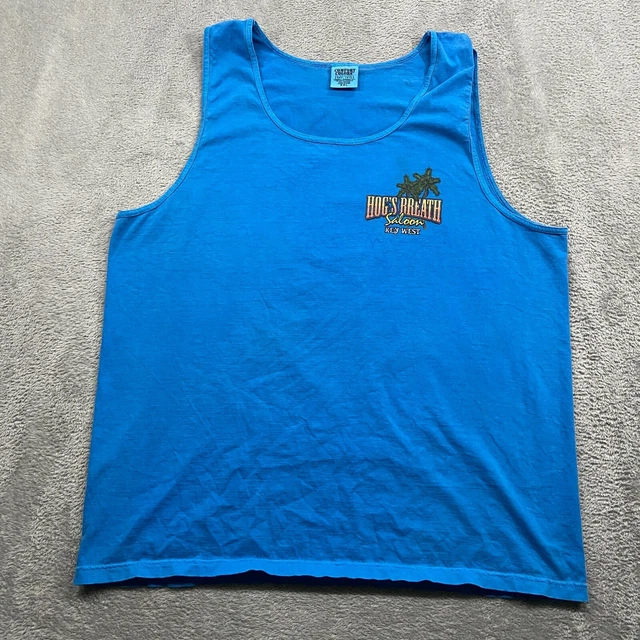 Hogs Breath Saloon Key West Tank Top Men's Extra Extra Large Blue Beach Biker Hogs Breath Saloon Key West Tank Top Men's Extra Extra Large Blue Beach Biker