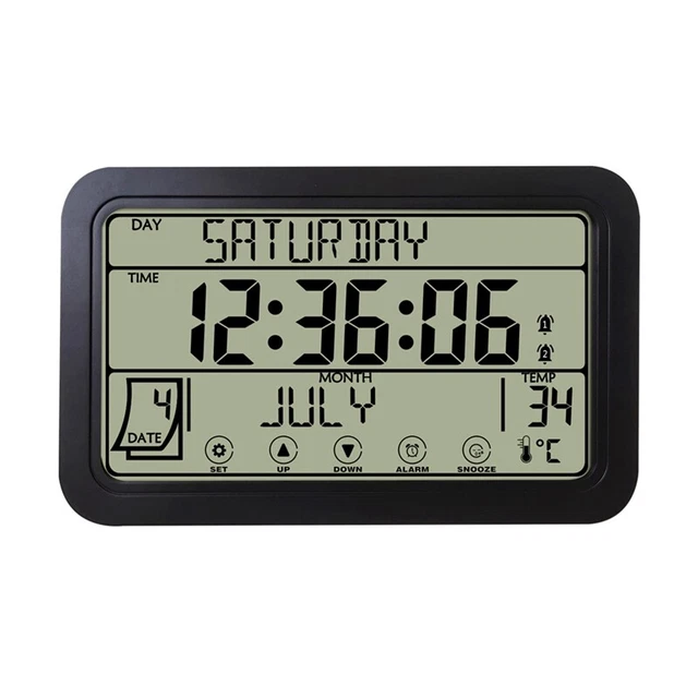 Orologio Da Parete Sharp Atomico Con Temperatura Interna/Esterna E Sensore Wireless - Display 10cm - 5