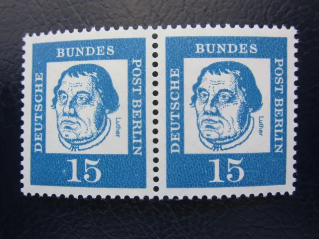 Berlin 1961-Bedeutende Deutsche Martin Luther,waagrechtes 2er Pärchen,postfrisch