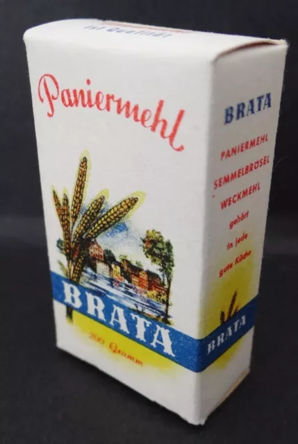 Brata Impanatura Mini Nostalgia Imballaggio Puppenstube Negozio Miniatura