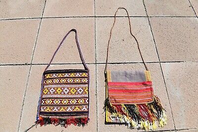 Vintage Amazing Turkoman Tribal Women's Bag 11'' x 11'' Wall Decor Tribal Bag