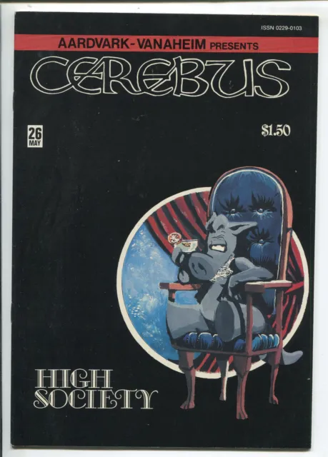 Cerebus #26 - High Society - (Grade 8.0) 1981