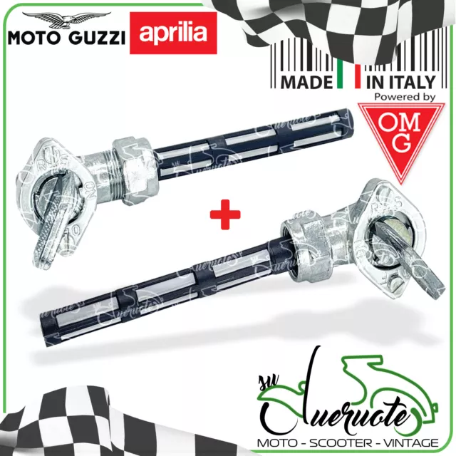 Rubinetto Benzina Coppia Destro E Sinistro Serbatoio Moto Guzzi Aprilia Benelli