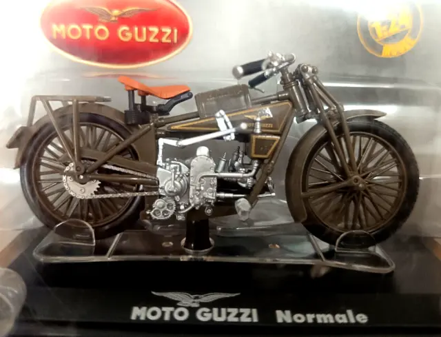 Moto Guzzi Normale 1921, vintage Diecast, Standmodel, 1:24 New in box-OVP