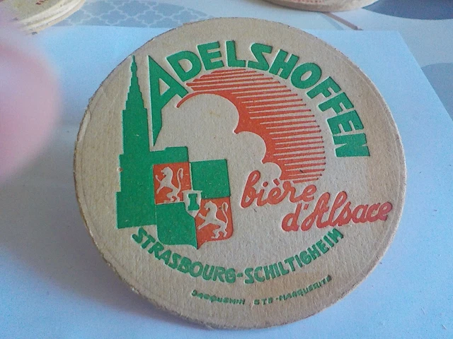 1 Sous Bock Biere   Brasserie Adelshoffen Alsace
