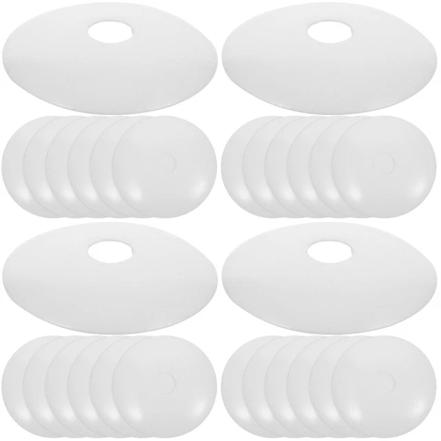 24 Pcs Table Lamp Cover Chandelier Base Tray Wall Lights Decor Metal