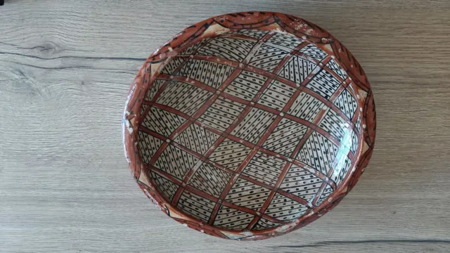 ancien plat céramique poterie terre cuite Berbère Kabyle Maghreb